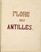Flore des Antilles