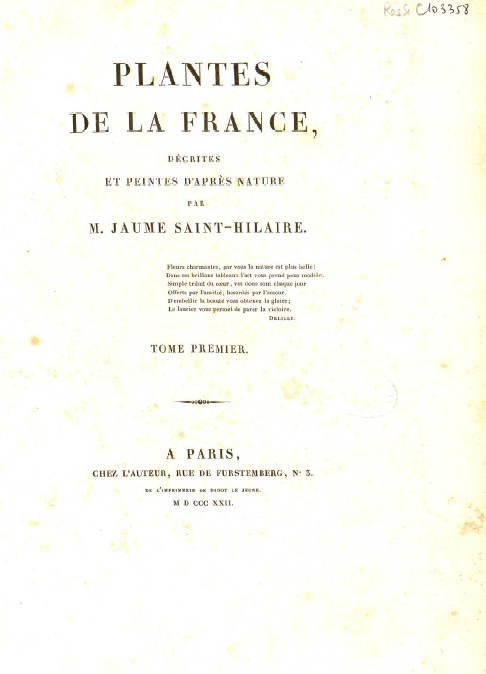 Plantes de la France