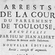 Sources toulousaines histoire du droit