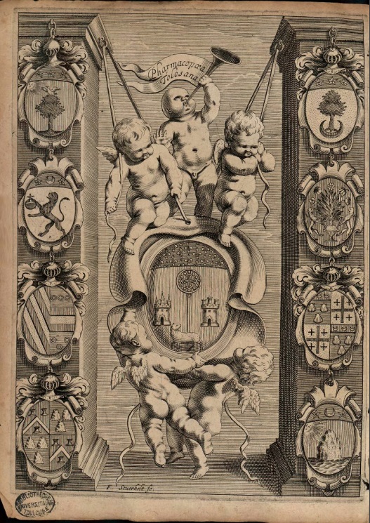 Frontispice du Codex medicamentarius seu pharmacopoea Tolosana 