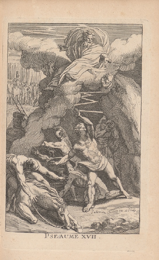 Gravure du psaume XVII