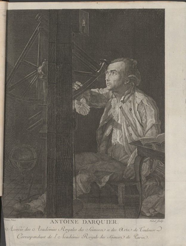 Portrait gravé d'Antoine Darquier par Géraud Vidal (1742–1801) 
