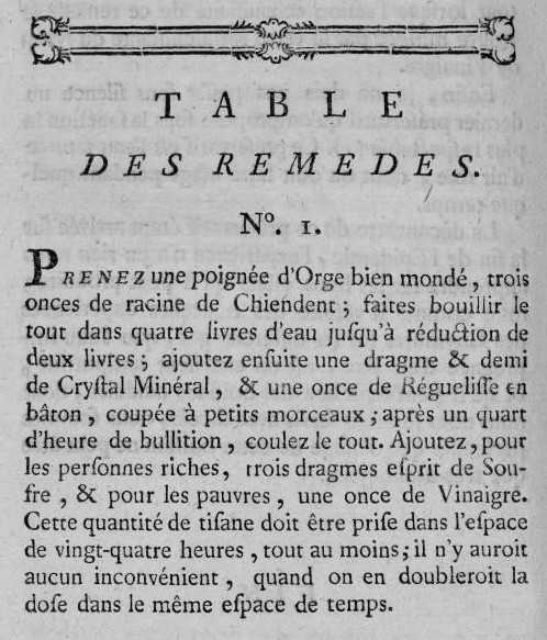 Tisane "rafraîchissante" anti-inflammatoire
