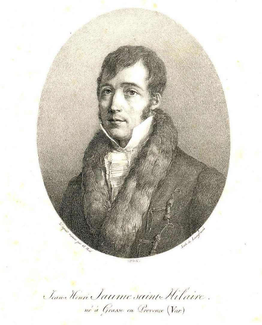 Portrait de Jaume Saint-Hilaire figurant dans le tome 10 des Plantes de la France