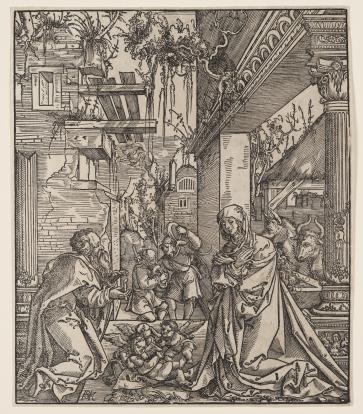 Gravure publiée à l’origine dans une Bible imprimée à Lyon en 1519 par Jacques Sacon, pour Anton Koberger.Photo © President and Fellows of Harvard College