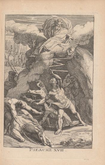 Gravure du psaume XVII