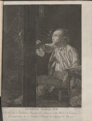 Portrait gravé d'Antoine Darquier par Géraud Vidal (1742–1801) Portrait gravé d'Antoine Darquier par Géraud Vidal (1742–1801)